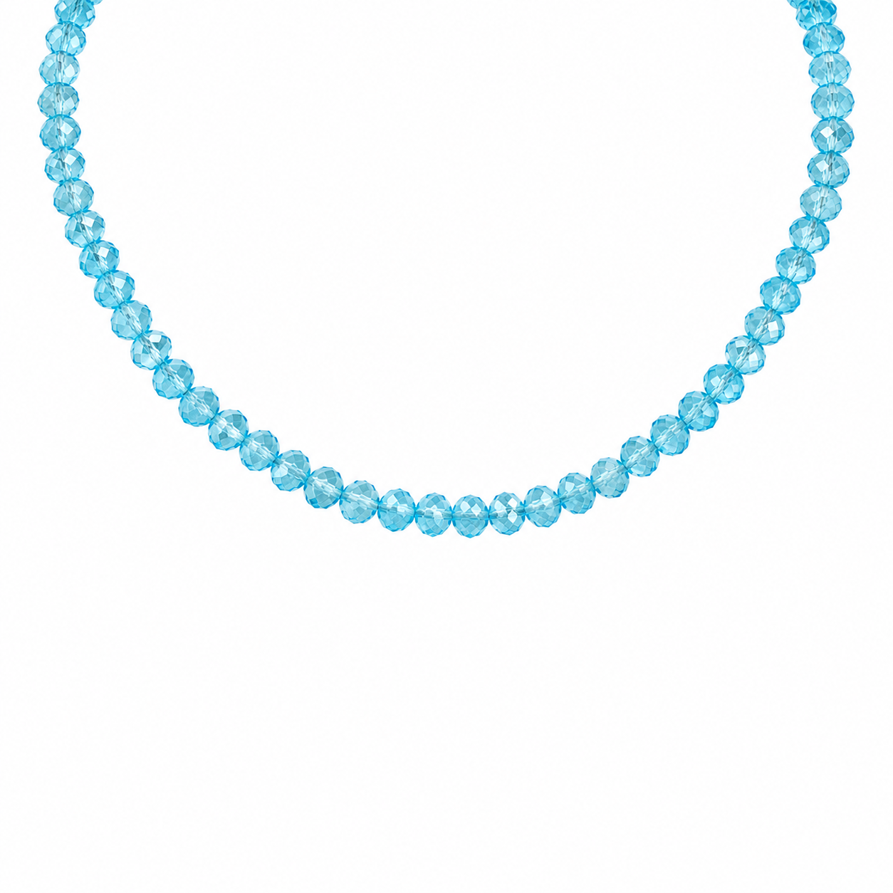 Rondelle Stone Necklace Set