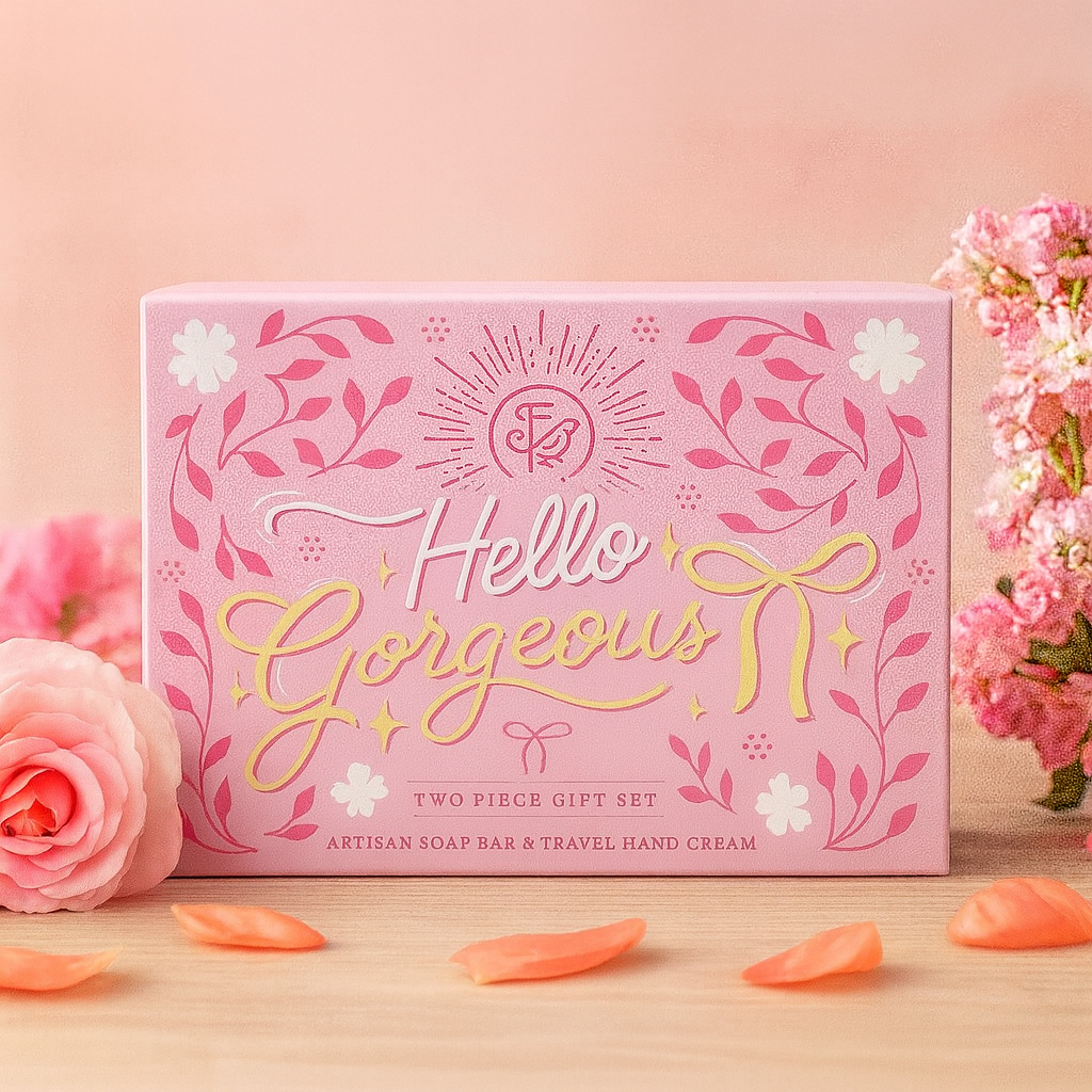 Hello Gorgeous 2 Pc Bath & Body Gift Set