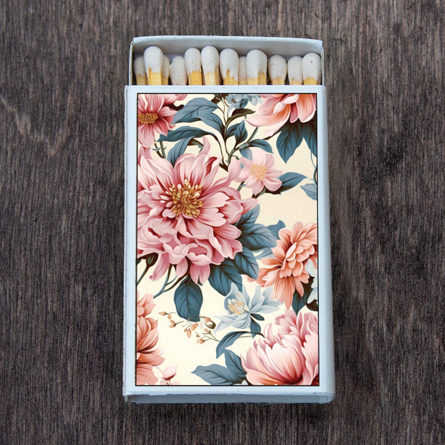 Matches • Flowers Pink • Home Decor for Candles and Incense