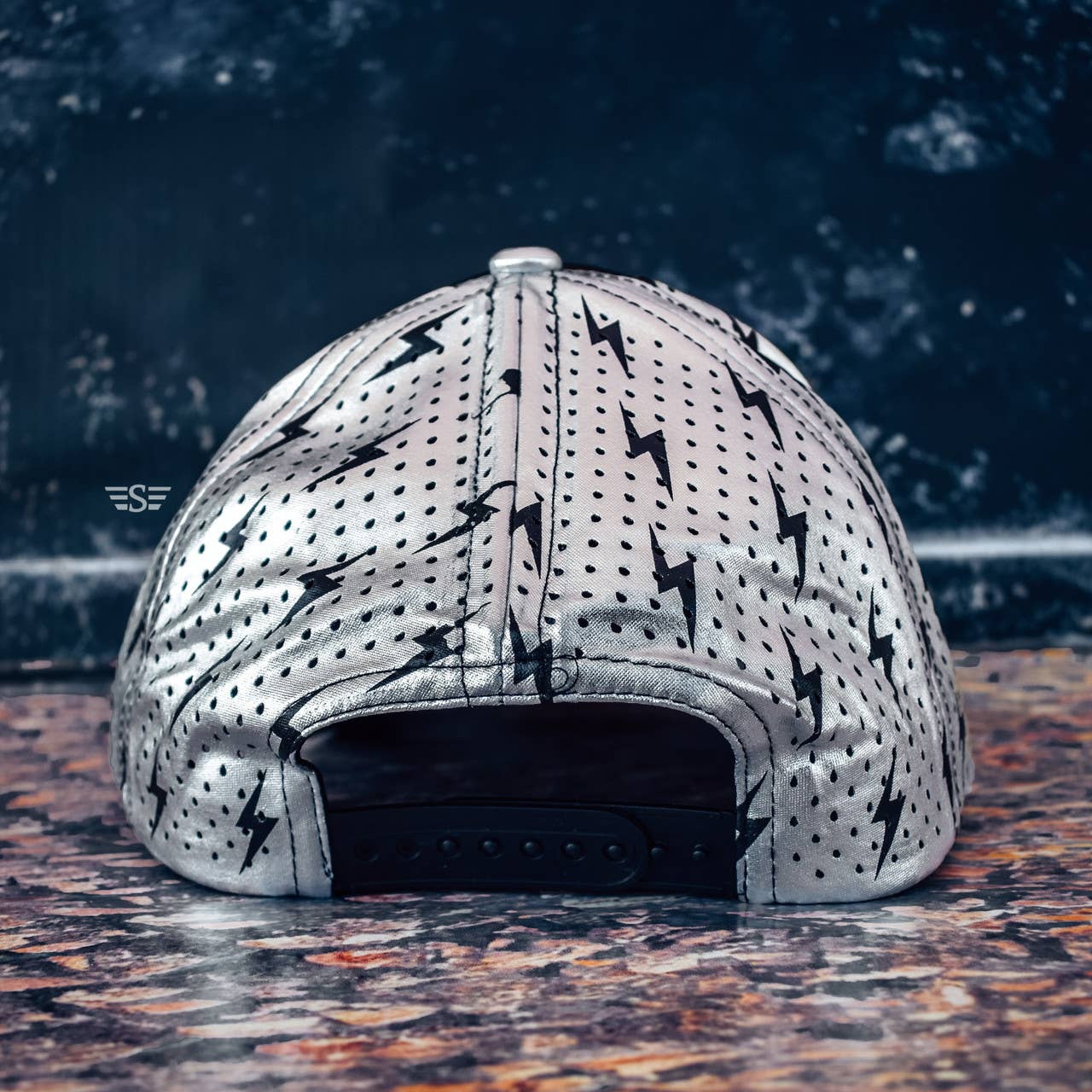Metallic Lightning Bolt Magna Pony® Laser Cut Foam Trucker Hat
