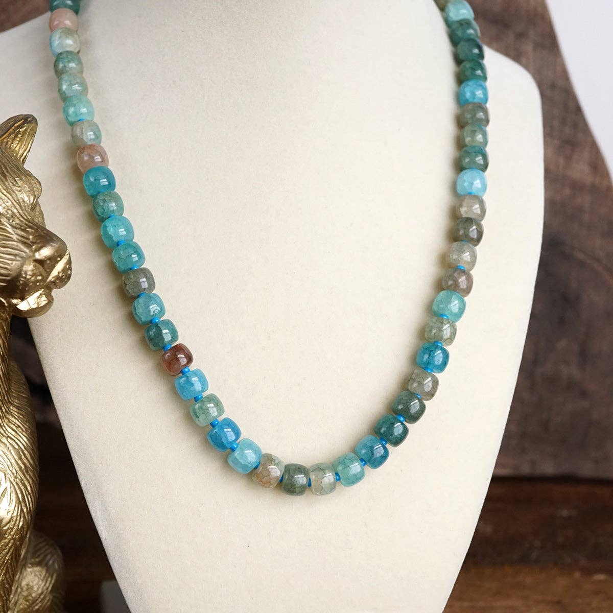 Glass Beads Beaded Necklace - Sunwashed Shores