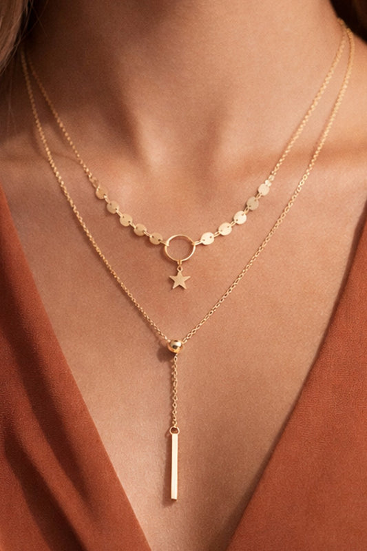 18k Gold Waterproof Stainless Steel Necklace