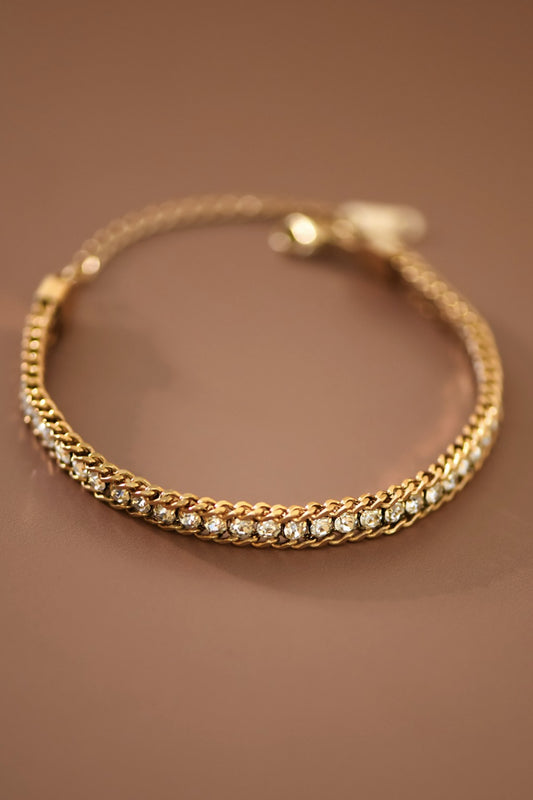 18k Gold Plated Waterproof Stainless Steel Bracelet