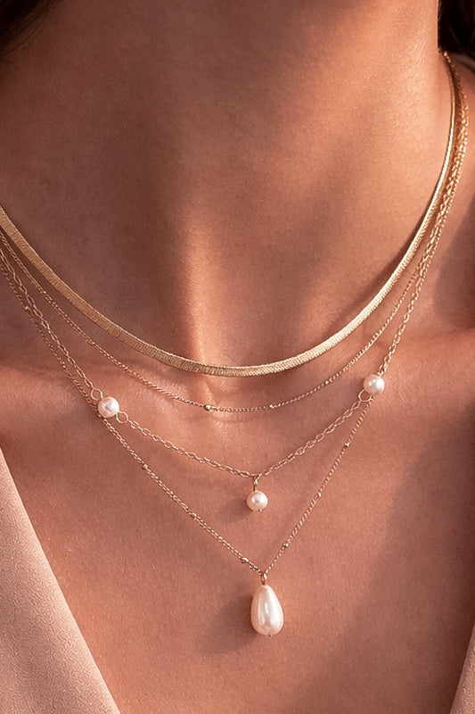 18k Gold Waterproof Stainless Steel Chain Necklace