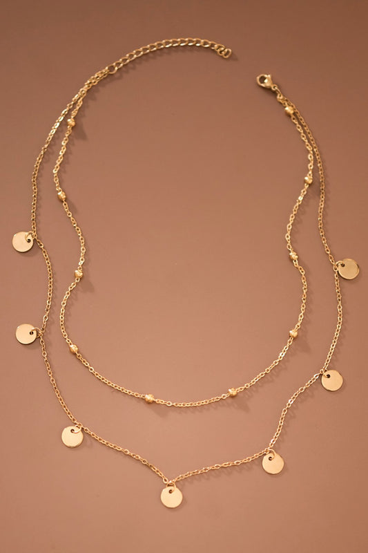 18k Gold Waterproof Stainless Steel Necklace