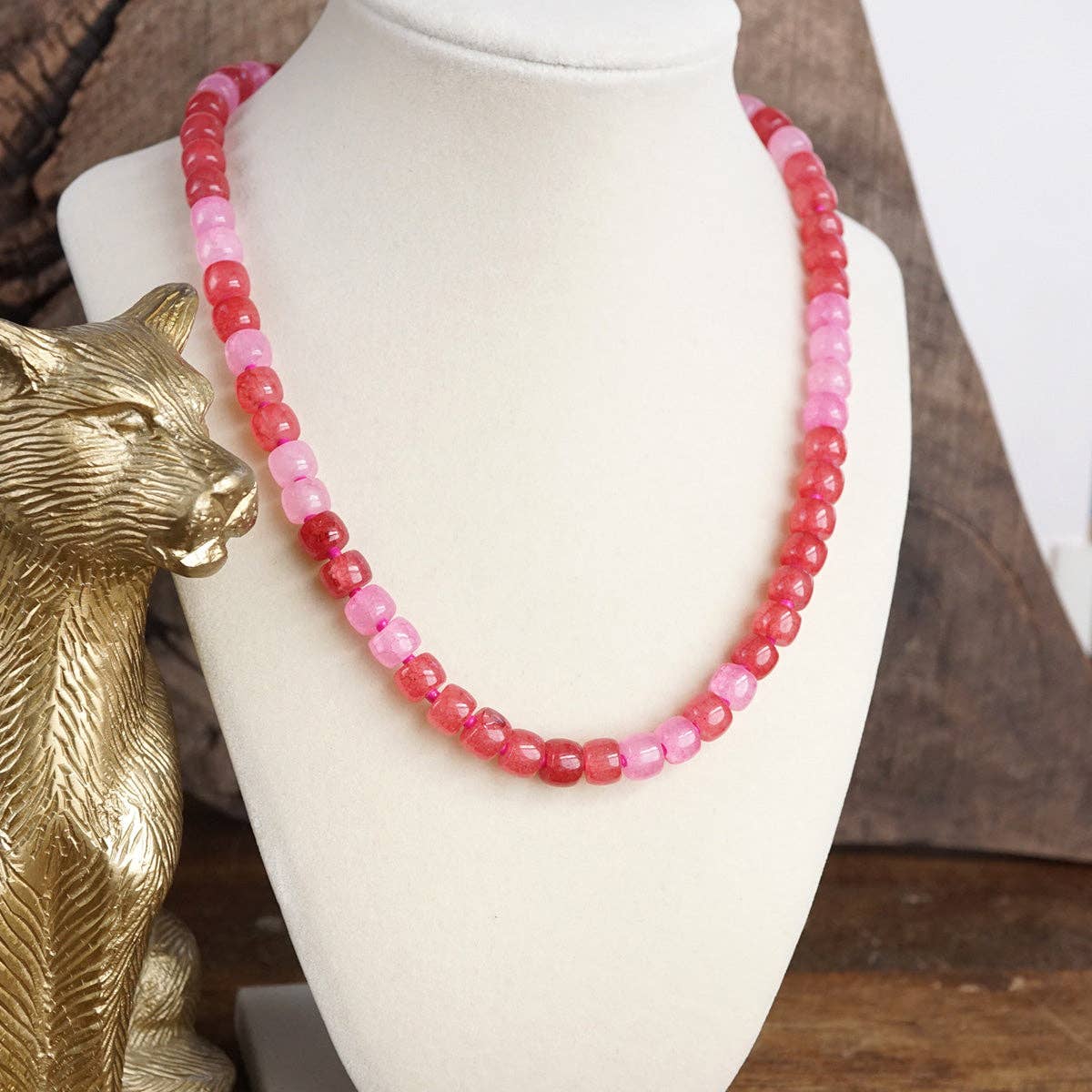 Glass Beads Beaded Necklace - Sunwashed Shores