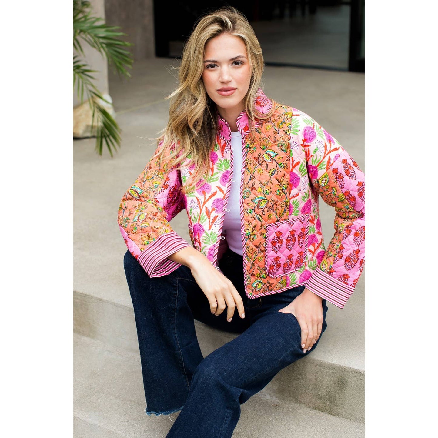 Patchwork Quilted Jacket