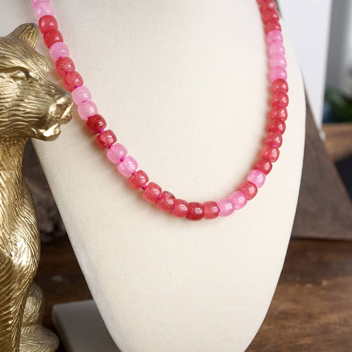Glass Beads Beaded Necklace - Sunwashed Shores