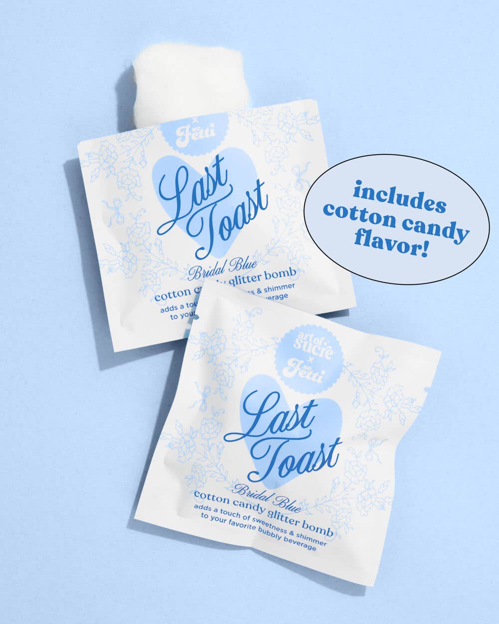 Last Toast Glitter Bombs - 4 cotton candy glitter bombs, Bachelorette Gift, Bride to Be