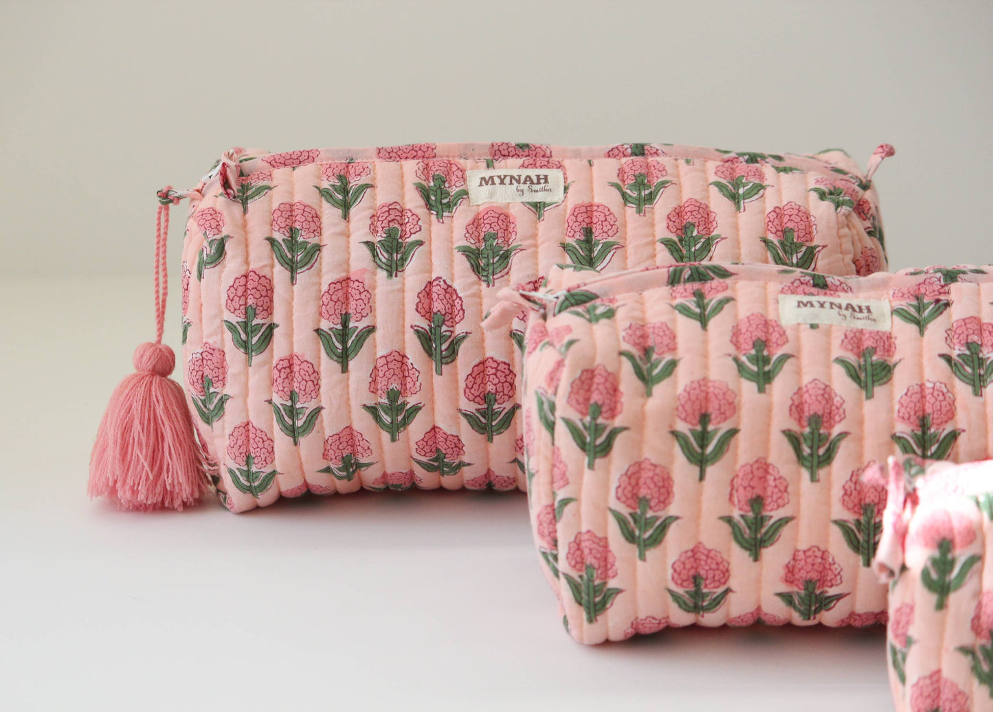Blush marigold travel/make up/organizer/bag-LARGE only
