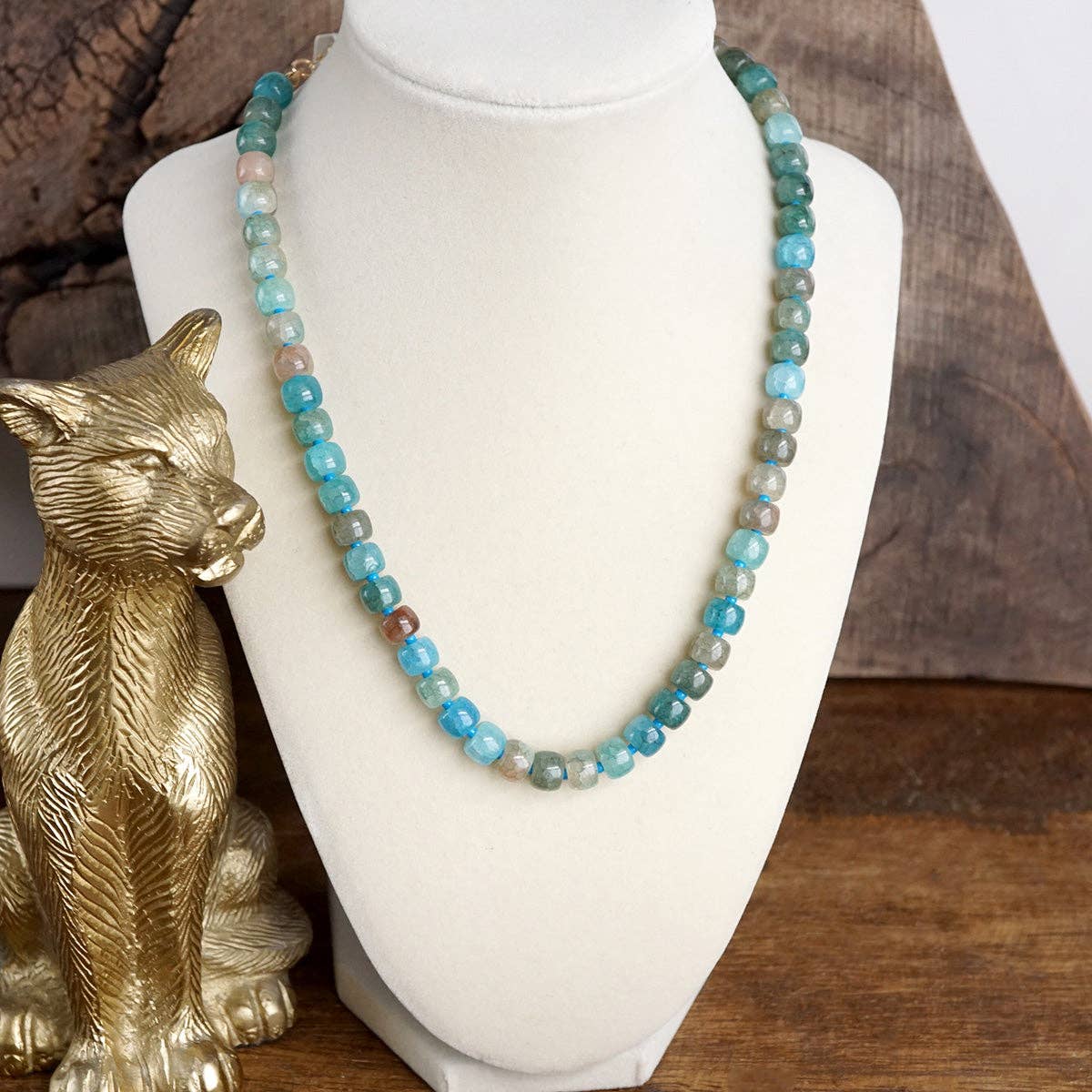Glass Beads Beaded Necklace - Sunwashed Shores