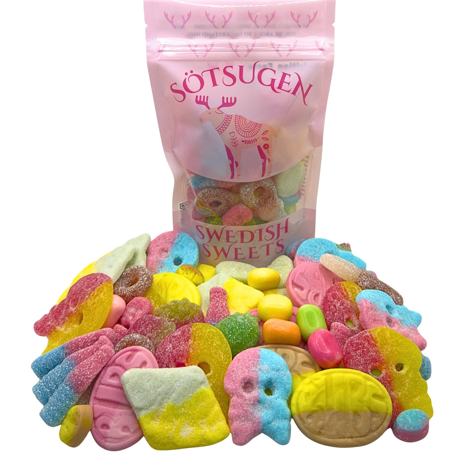 Swedish Candy with BUBS Mix 1/2lb Bag (12 Pack)