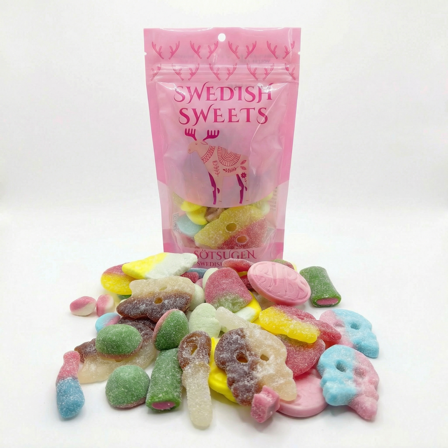 Swedish Candy with BUBS Mix 1/2lb Bag (12 Pack)