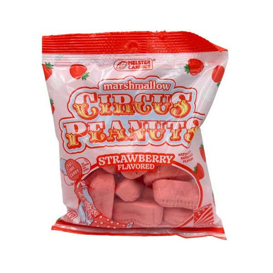 Melster Candies Strawberry Circus Peanuts 4oz Bag