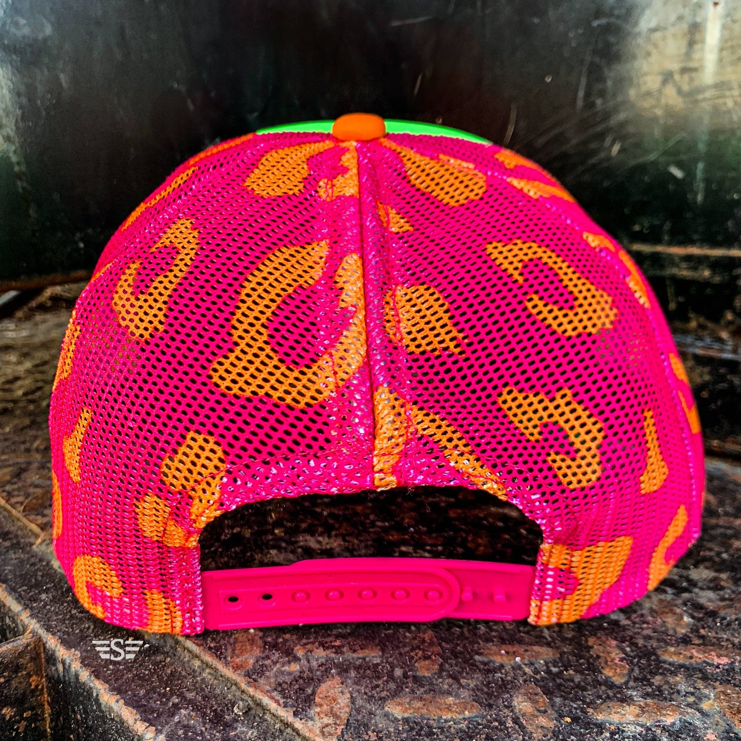 NEON LEOPARD Magna Pony® Mesh Foam Trucker Hat
