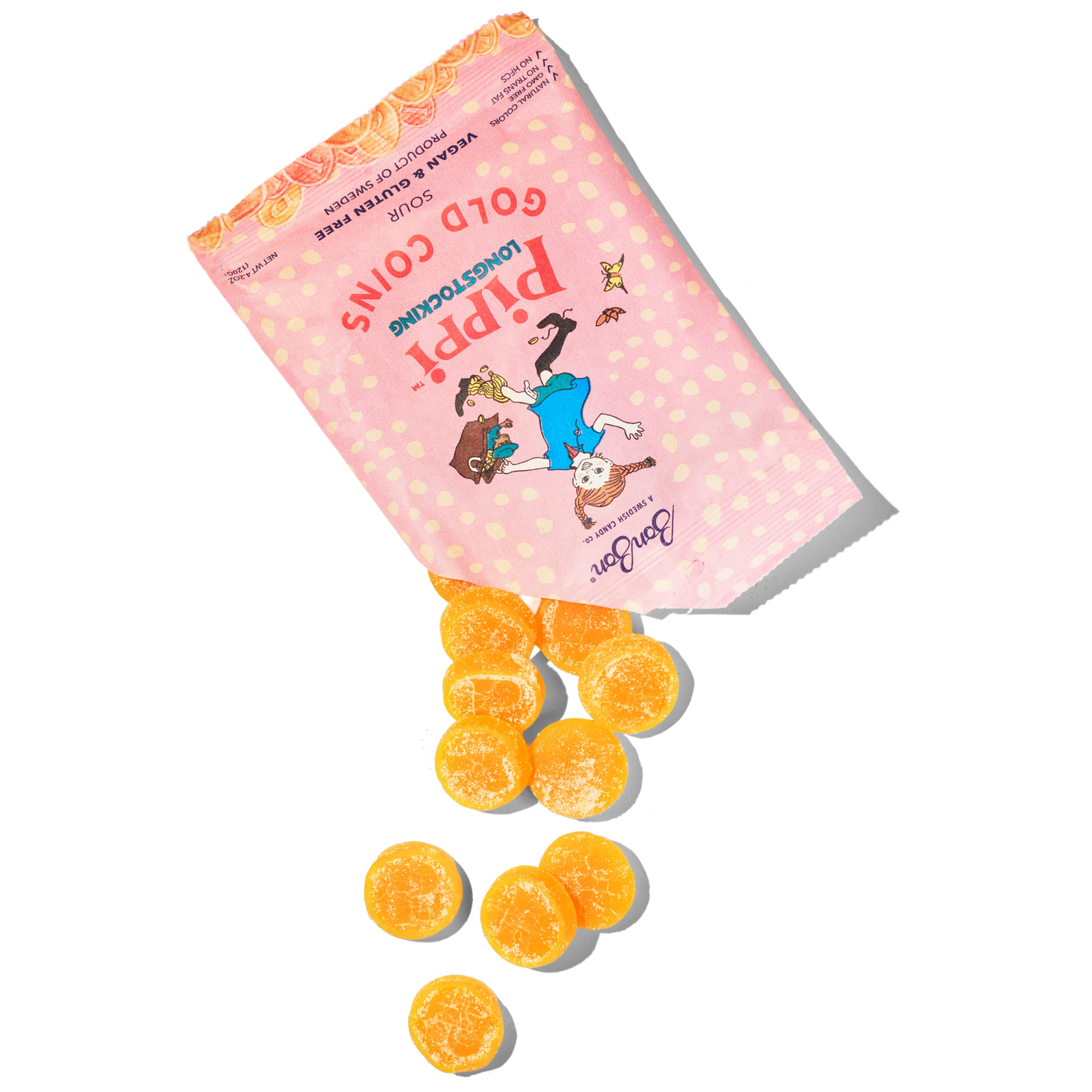 Pippi Longstocking Gold Coins - Swedish Candy 4.2oz (120g)