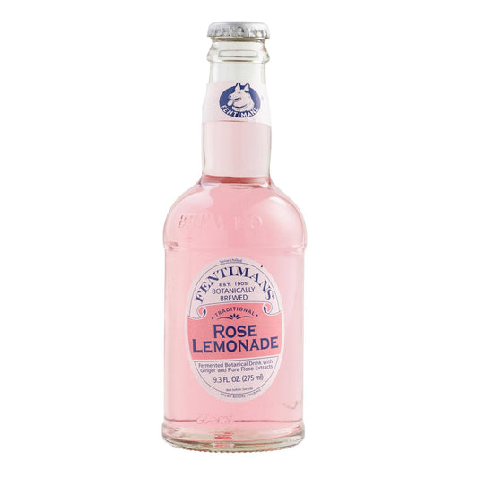 Fentiman's Rose Lemonade Soda, 9.3oz Glass Bottle 12ct