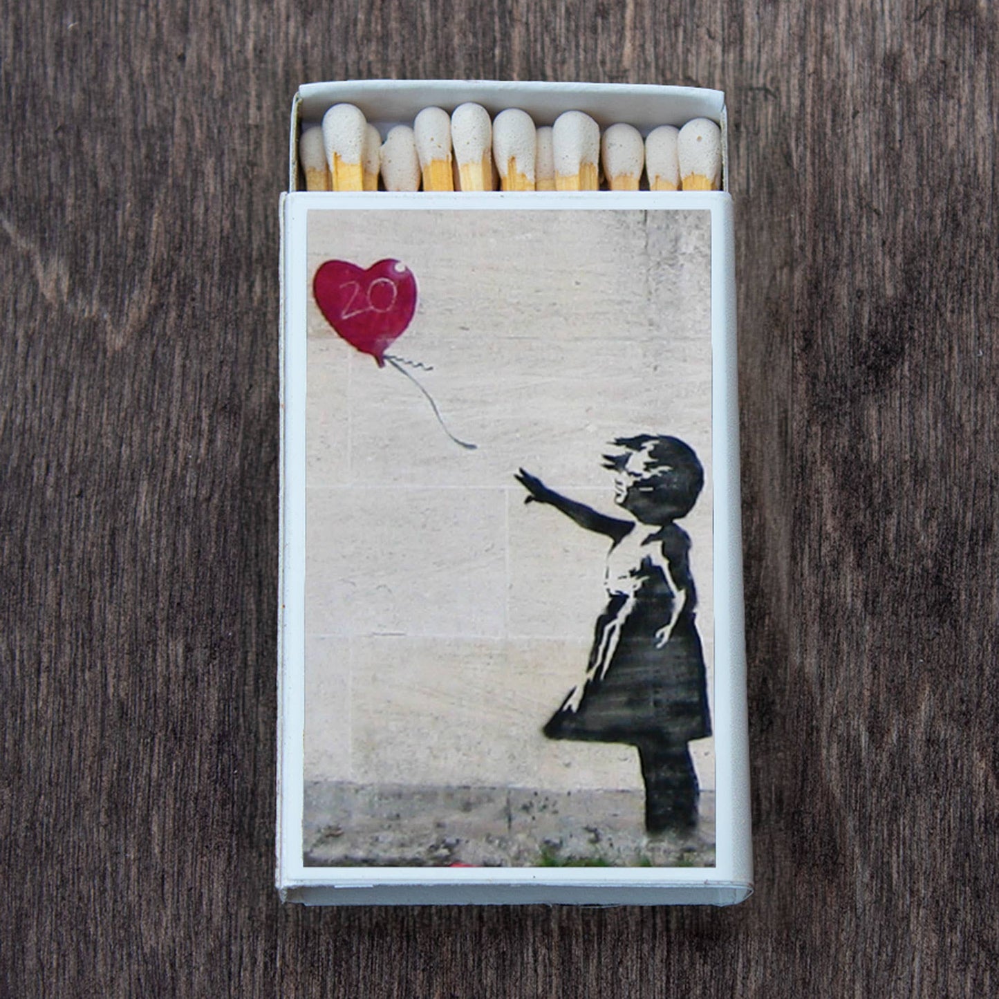 Matches •Banksy Street Art •Home Decor for Candles & Incense