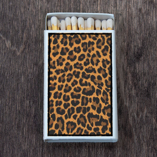 Matches • Leopard Skin • Home Decor for Candles and Incense