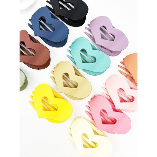 Matte Jumbo Cut Out Rectangle Hair Claw