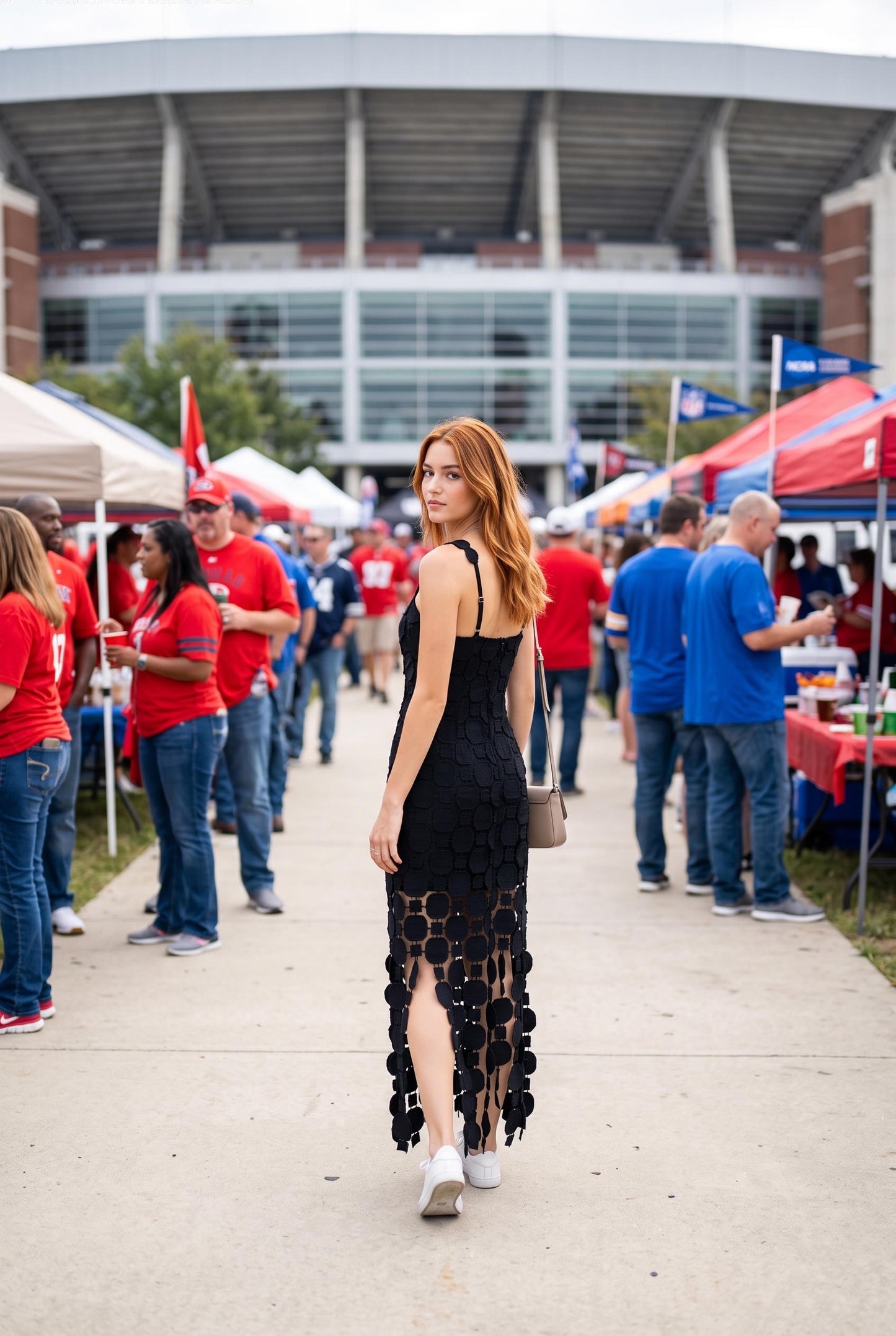 3d Lace Appliqué Fringe Hem