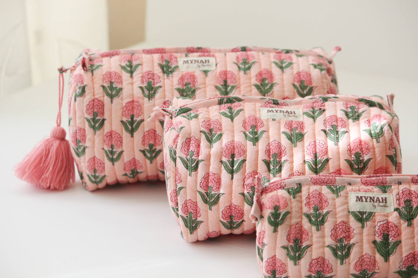 Blush marigold travel/make up/organizer/bag-LARGE only