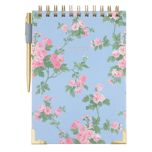 LAURA ASHLEY - BLUE GARDEN BLOOMS STENO PAD
