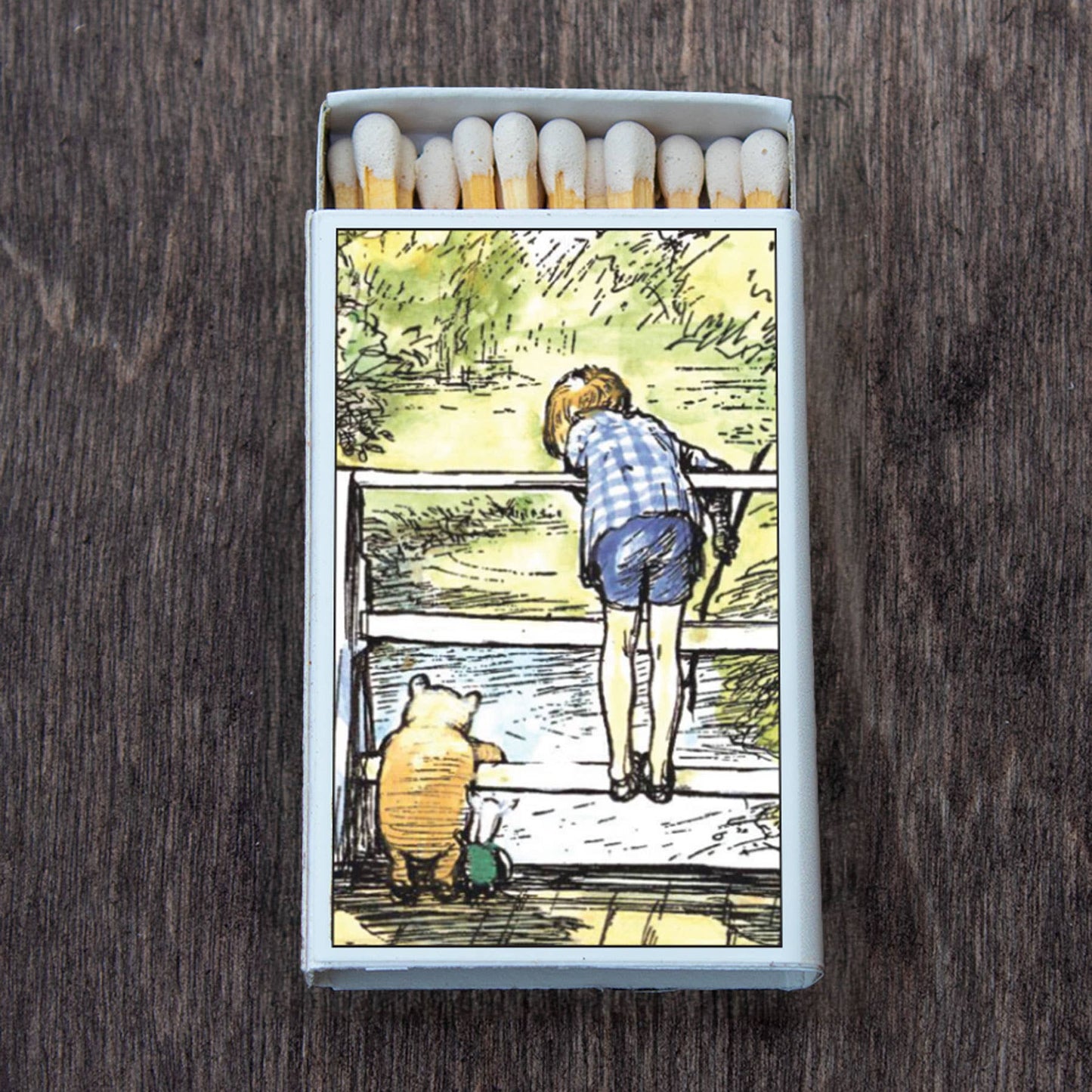 Matches • Winnie the Pooh Poohsticks •Home Decor for Candles
