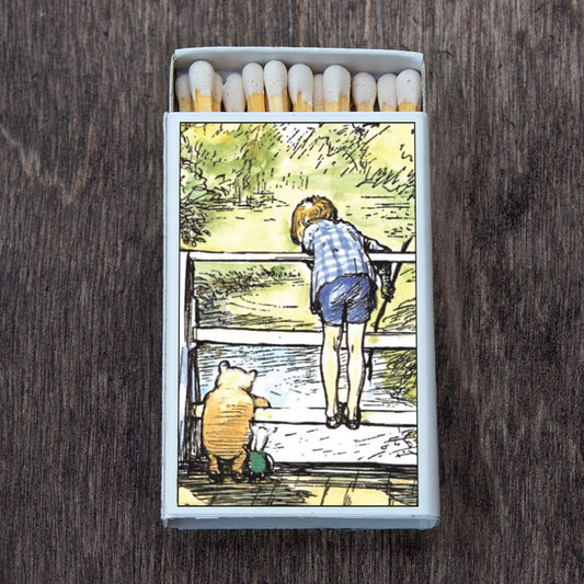 Matches • Winnie the Pooh Poohsticks •Home Decor for Candles