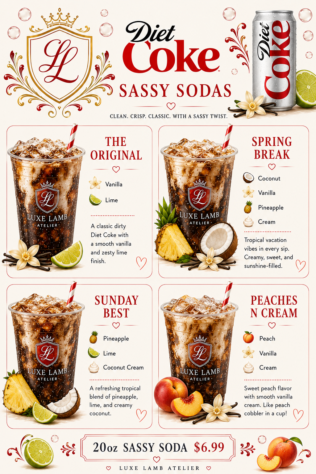 Sassy Soda Diet Coke Base