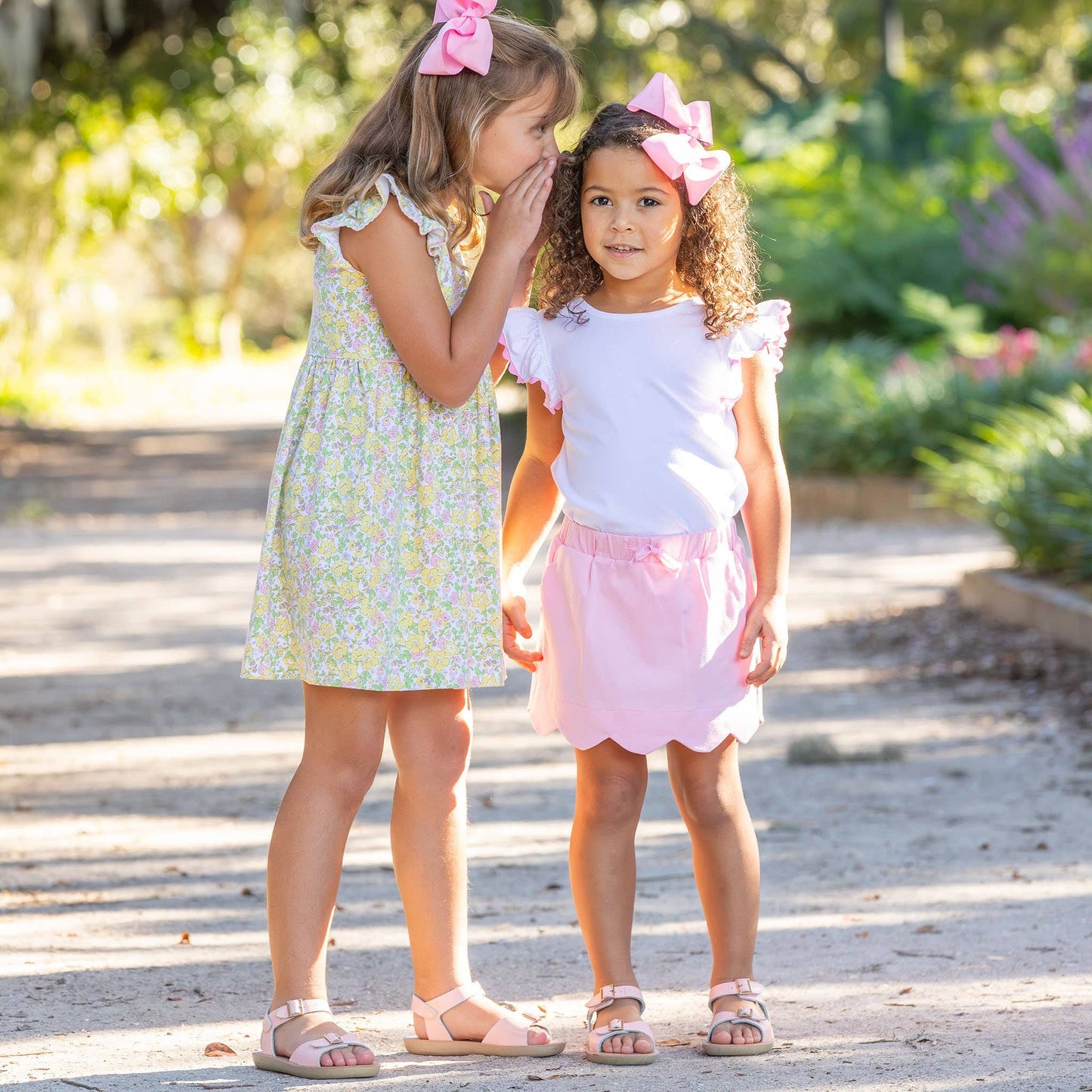 White Bow Back Top