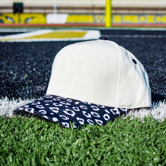 Canvas Front Leopard Bill Magna Pony® Cap