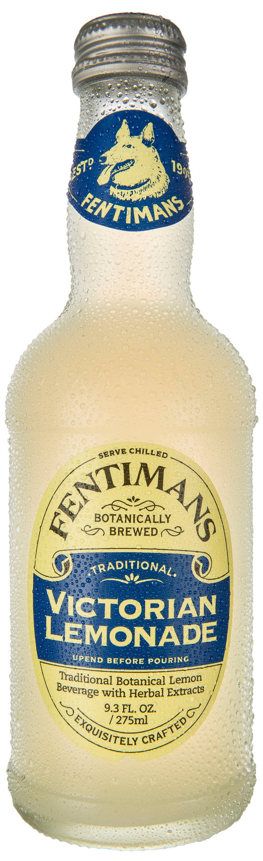 Fentiman's Victorian Lemonade Soda, 9.3oz Glass Bottle 12ct