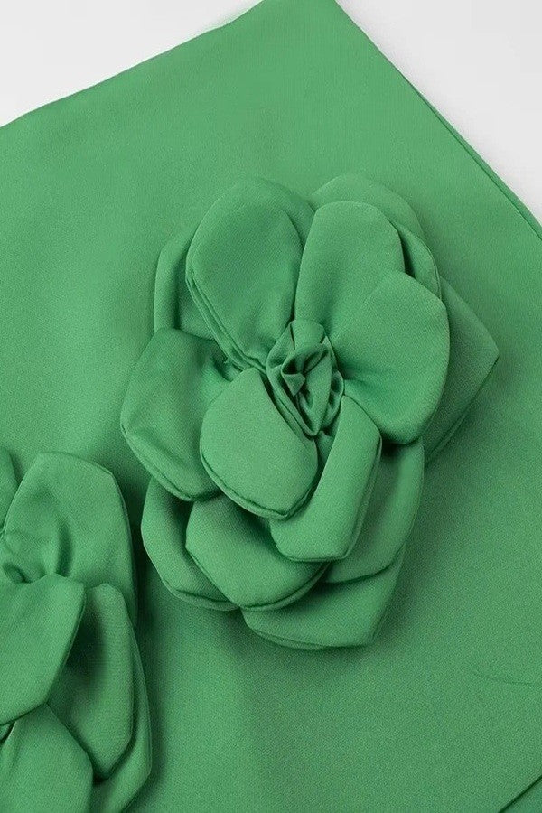 Solid Sleeveless Top And Skirt Set