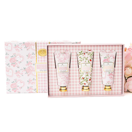 Sweetheart Blooms 3pc Boxed Hand Cream Set